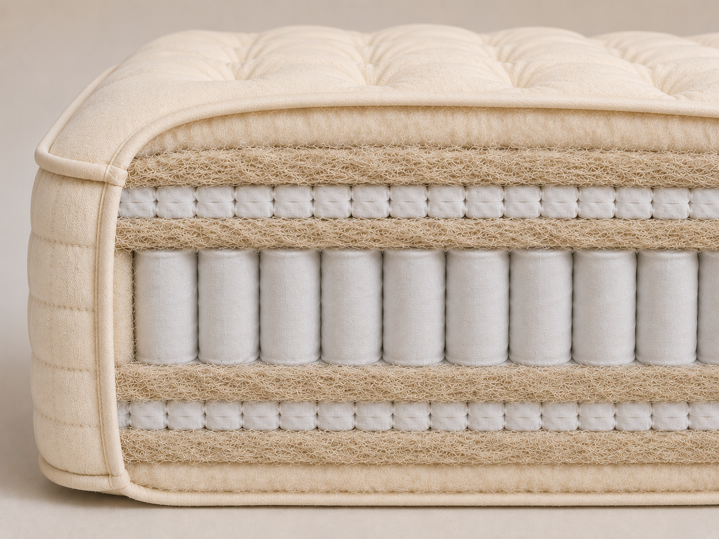 100% Organic Hemp 6000 Pocket Spring Egyptian Cotton Mattress
