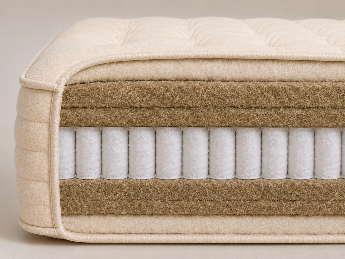 100% Organic Cotton Wool & Hemp Mattresses And Vegan Models