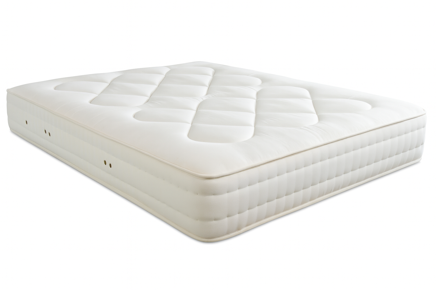 100% Organic Wool & Cotton Quilted 1500 Pocket Spring Mattress