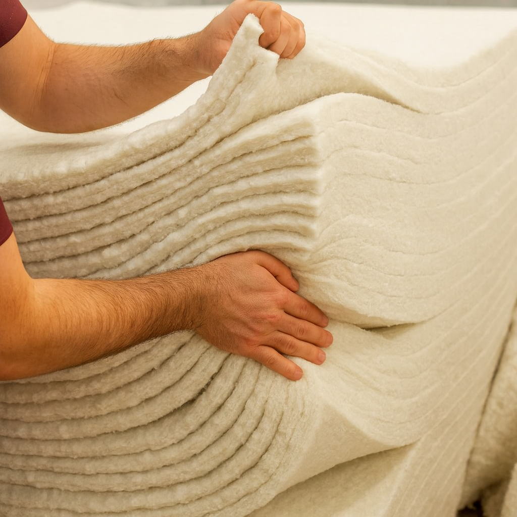 100% Organic Pillow Top 2000 Pocket Spring Egyptian Oganic Cotton & 1000 GSM Organic Wool