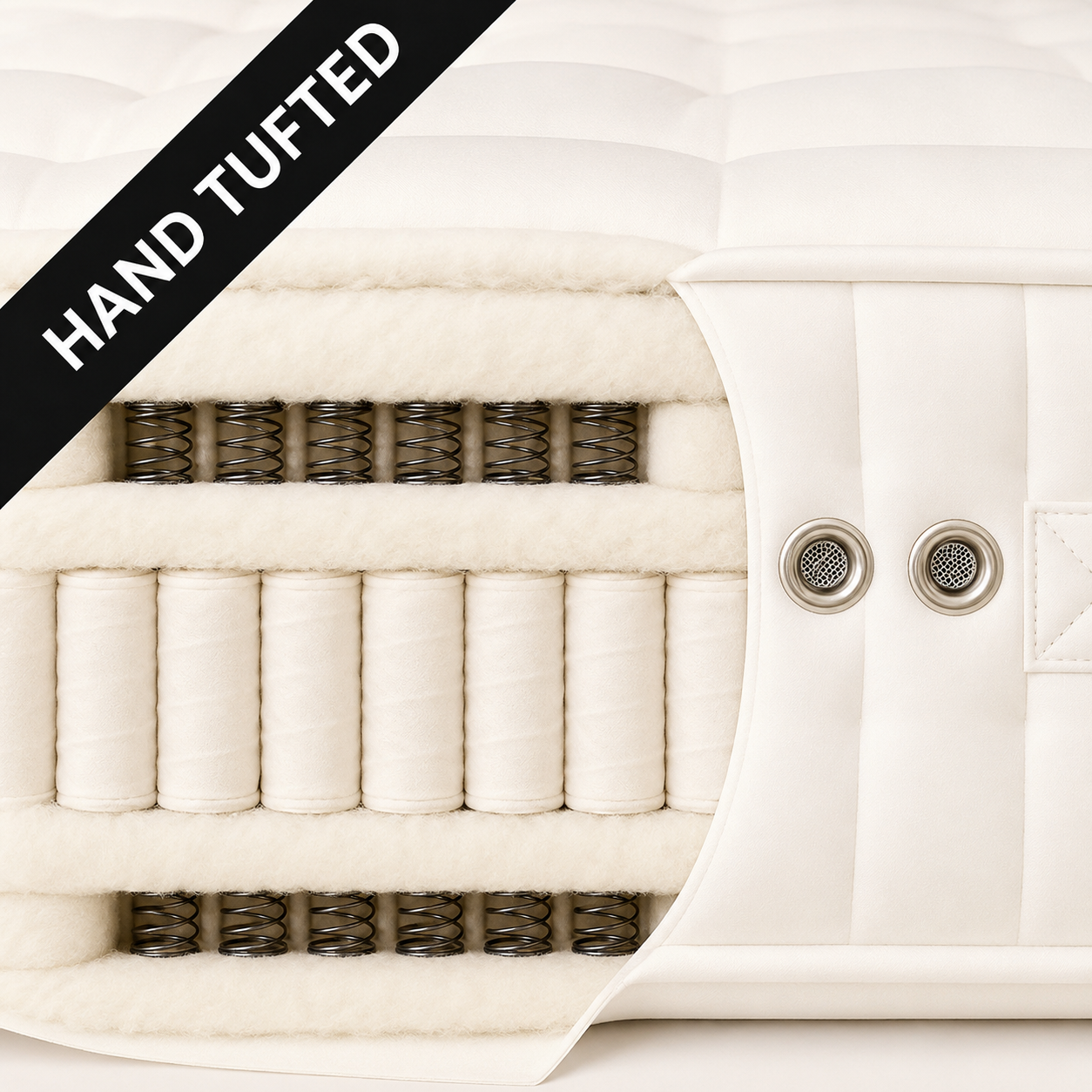 The Ultra 6000 Pocket Spring Organic Wool & Cotton Mattress
