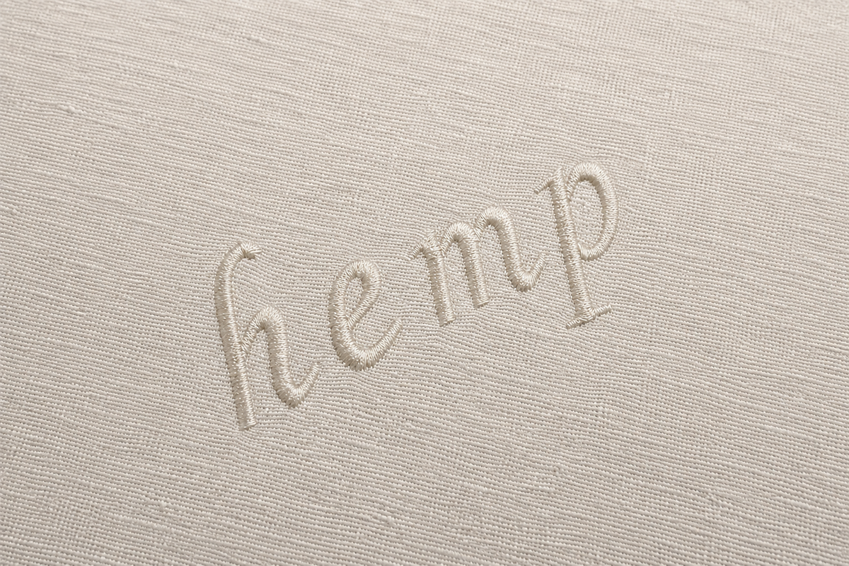 100% Organic VEGAN Hemp Linen 5500 Pocket Spring & 2000 GSM Hemp Filling