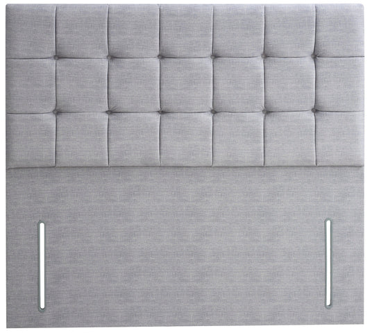 Raven Headboard - Button Design with 3 Rows of Squares