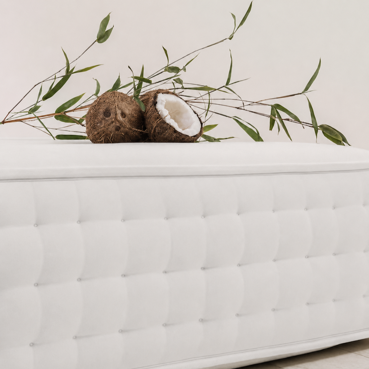 100% Organic Egyptian Cotton & Coco Hair & Wool  3000 Pocket Spring Mattress